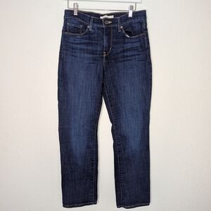 Levi's Blue Straight Leg Jeans Classic Style‎ Women's 6 Short